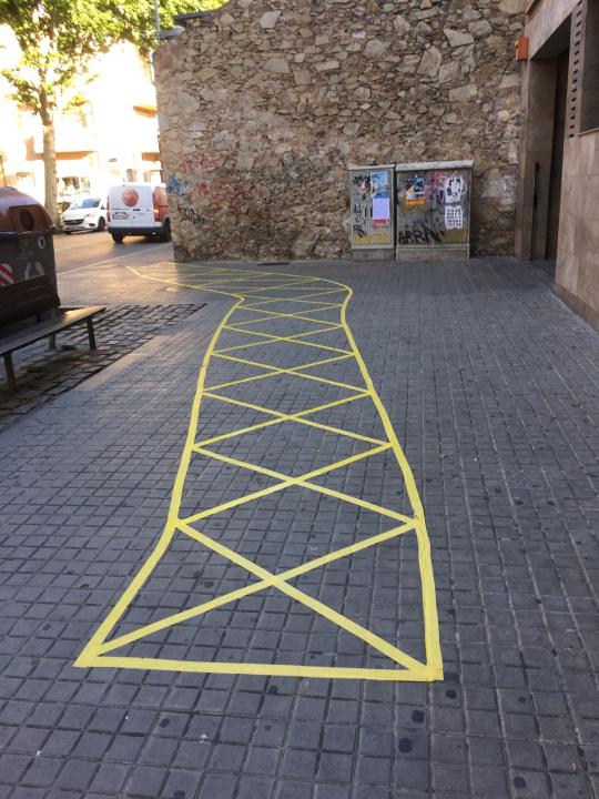 The circulation of pedestrians