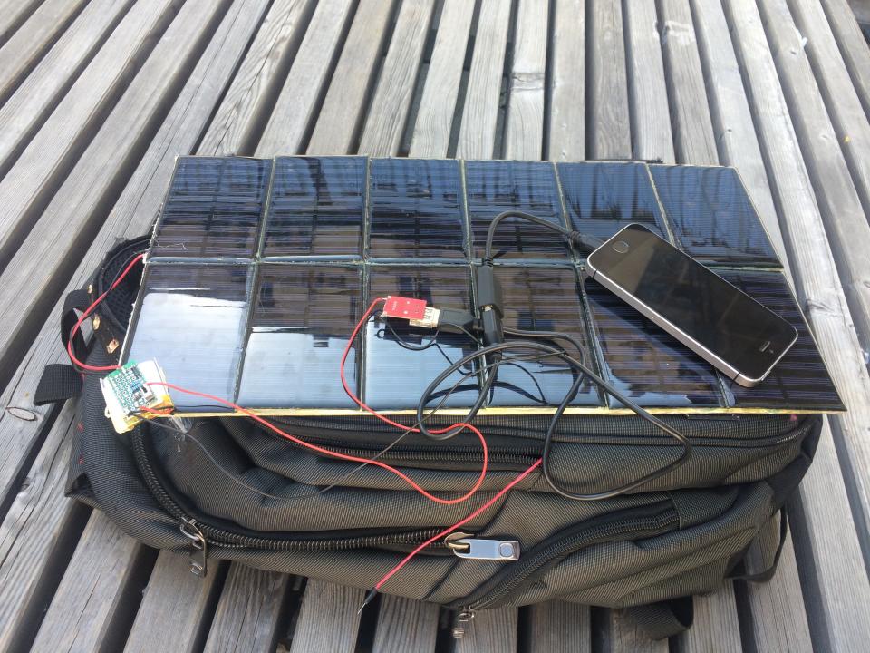 Solar backpack