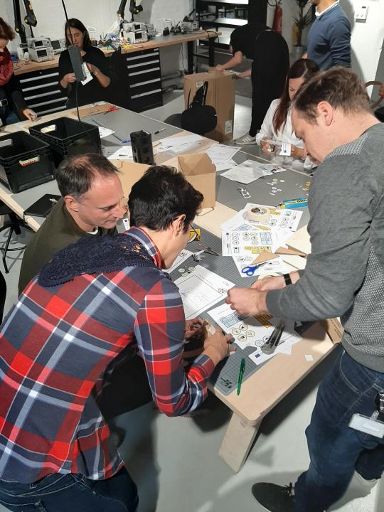 participants at work