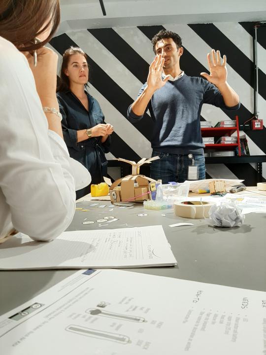 participants at work